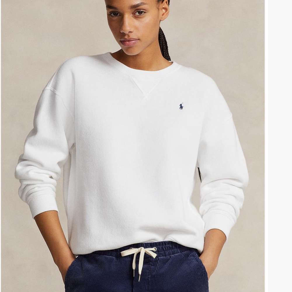 Polo Ralph Lauren White Sweatshirt